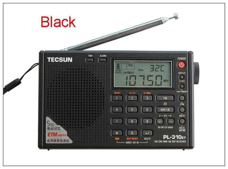 Tecsun PL310ET полный диапазон радио цифровой демодулятор FM/AM стерео радио TECSUN PL-310