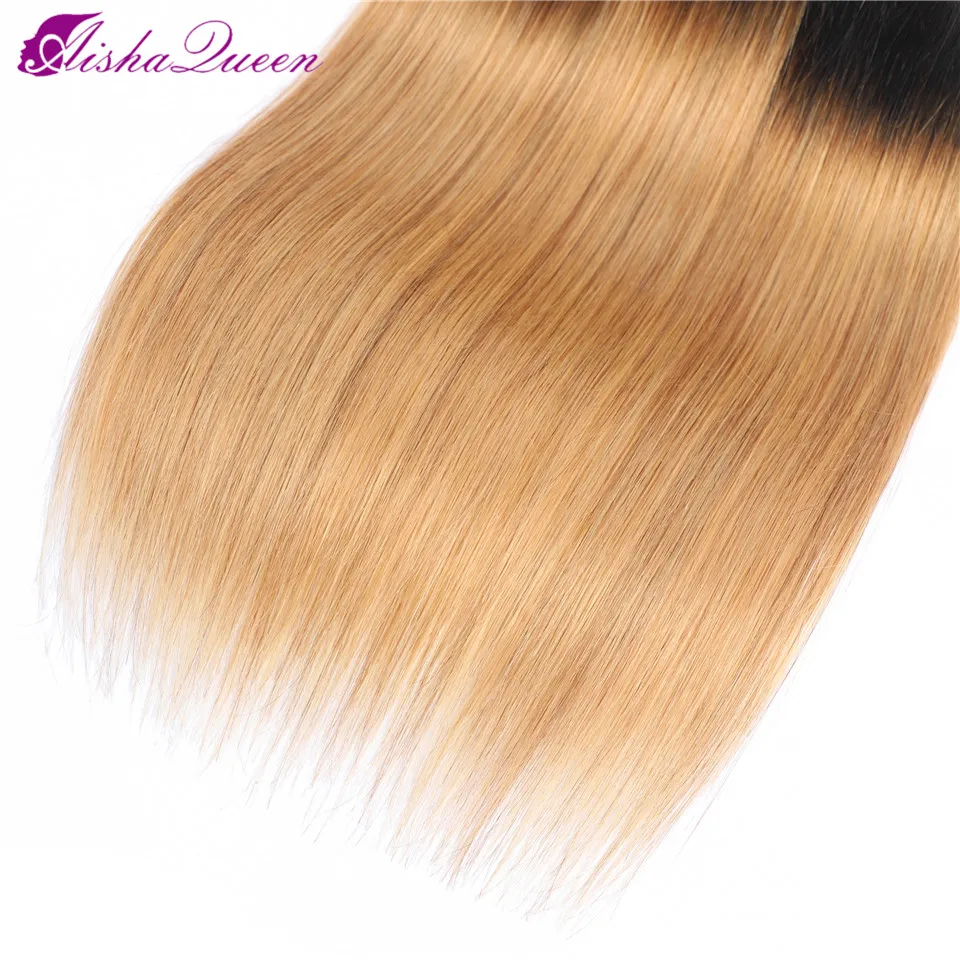 Aisha Queen Ombre Straight Hair 3 Bundles 1b/27 Brazilian Hair Wave Bundles 100% Remy Hair Extensions 3 pcs Aisha Queen Ombre Straight Hair 3 Bundles 1b/27 Brazilian Hair Wave Bundles 100% Remy Hair Extensions 3 pcs
