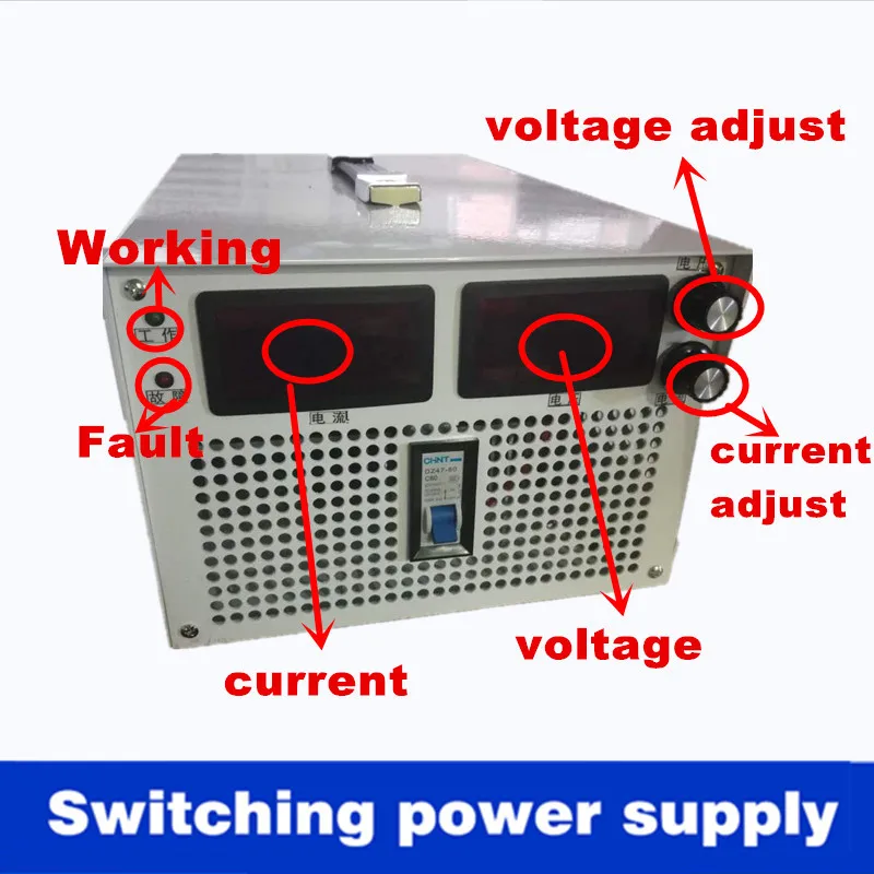 3000 Вт 0~ 12 В 50A Регулируемый Выход импульсный источник питания переменного тока в постоянного тока для промышленности свет лаборатории Тесты источника питания