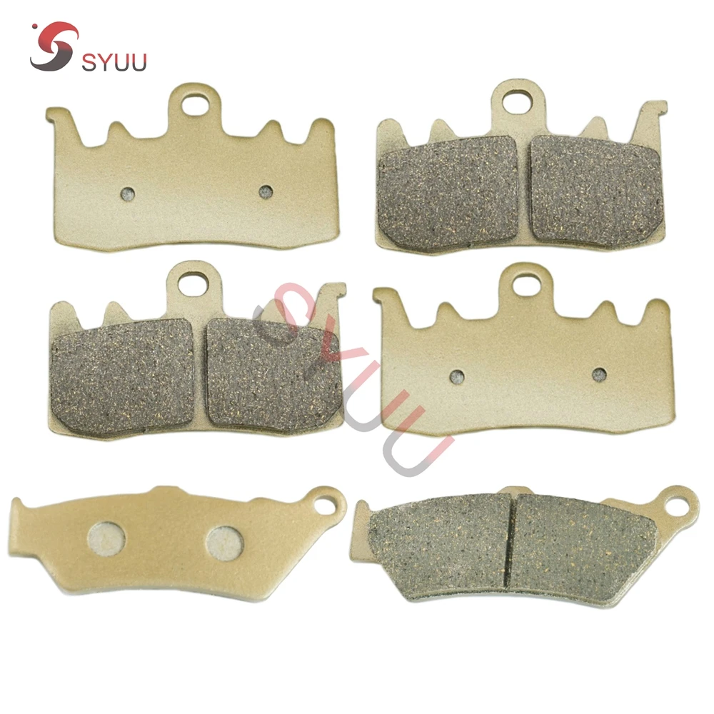 Motorcycle Copper Semi Metal Front Rear Brake Pad for BMW R1200 R1200GS R 1200 GS Adventure 2013