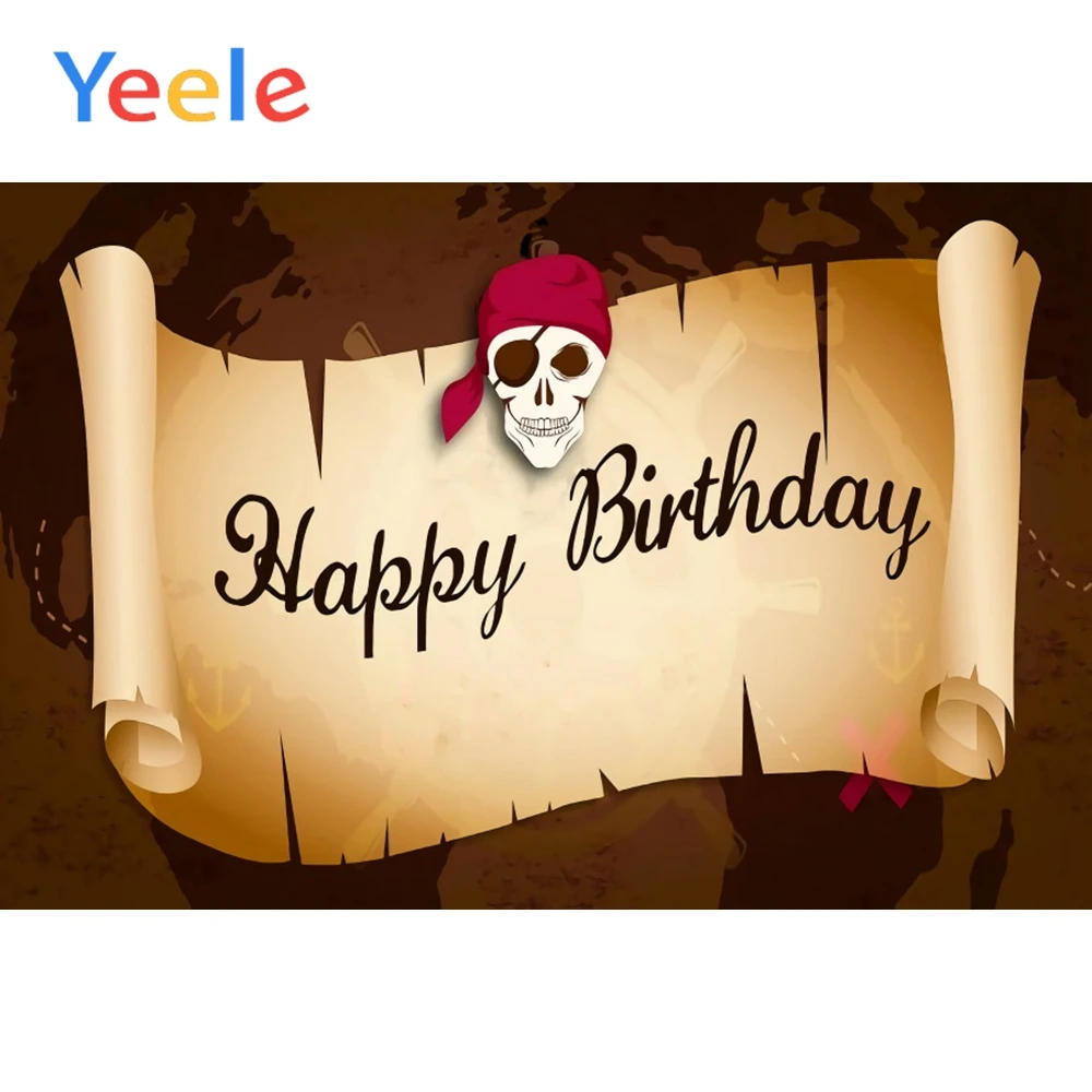 

Yeele Happy Birthday Pattern Poster Scene Baby Photography Background Wall Seamless Vinyl Photographic Backdrop For Photo Studio