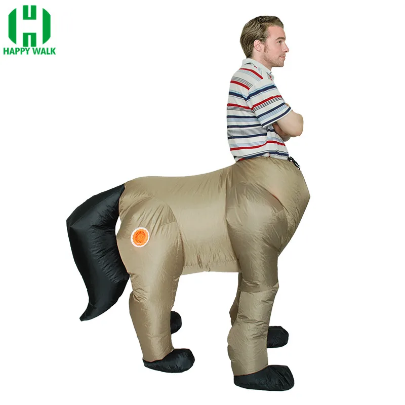 Новые надувные костюмы Purim Centaur Horse для мужчин взрослых на хэллоуин аниме