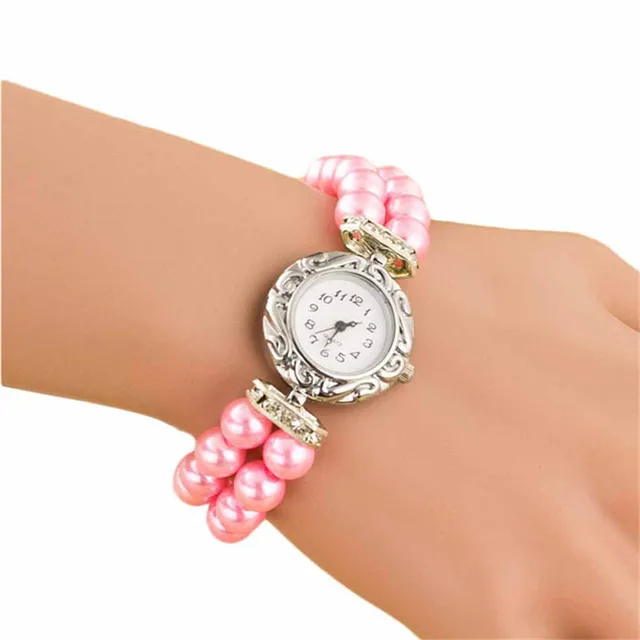 Attractive 2018 Women Students Beautiful Fashion Brand Watch Golden Pearl Quartz Attractive 2018 Women Students Beautiful Fashion Brand Watch Golden Pearl Quartz