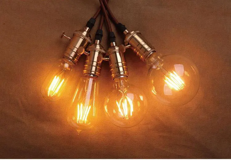 Retro Vintage Edison LED Bulb E27 Filament LED Lamp 2W 4W 6W 8W LED Light Glass Bulb 220V 240V Lampada Ampoule LED Bombilla6
