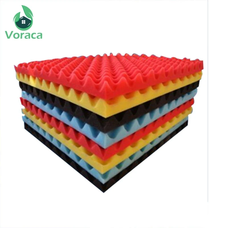 

Soundproof foam Wall Mount Sound Absorber Acoustic Proofing Isolation For Bar Studio Acoustic Soundproofing Home Decor 50x50x3cm
