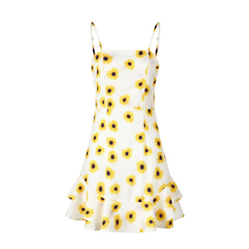 

Women dress 2019 fashion summer new flower printing sexy backless off shoulder mini dresses vestidos dropshipping LY7914