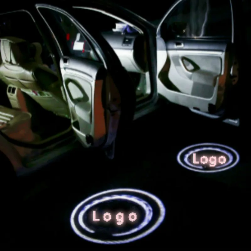 JURUS 2 шт. светодиодный светильник для двери автомобиля Добро пожаловать светодиодный светильник лазерный проектор для двери автомобиля Тень логотип Чехол для Renault для Rolls Royce для Abarth