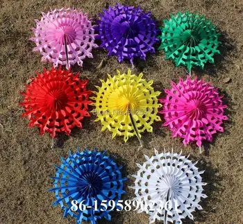

20pcs/lot 30 cm wedding party decoration kindergarten background hand flowers colorful garland honeycomb cellular Snowflakes fan