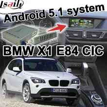 Android 5.1 GPS navigation box video interface for BMW E84 X1 CIC system cast screen youtube waze