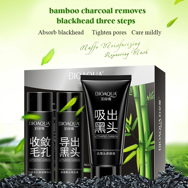 Tzone-Blackhead-Removal-Activated-Carbon-3-Steps-Nose-Mask-Skin-care-Set-Deep-Cleansing-purifying-peel