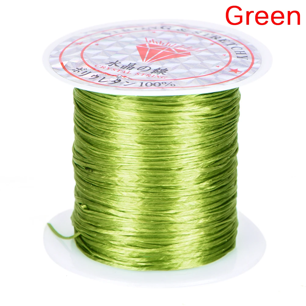 

10m*0.8mm DIY Crystal Beading Stretch Cord Elastic Line Transparent Clear Round Beading Wire/Cord/String/Thread Jewelry Making