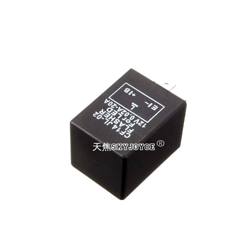 30X led flasher 3 pin led turn light flasher relay car blinker decoder relay 12V flash strobe controller flasher module for led (3)