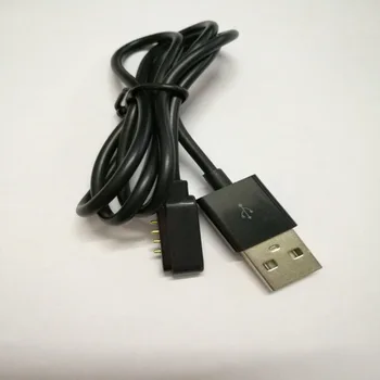 

200pcs Magnetic Charging Cable USB 2.0 Male to 4 Pin Pogo Charger Cable Cord For Smart Watch GT88 G3 KW18 Y3 KW88 GT68