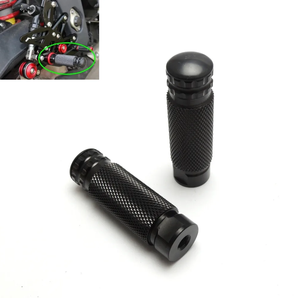 Universal Black CNC Aluminum Motorcycle Rear Set Footrests Foot peg Foot Rest Pegs Pedal MT07 MT09 TMAX500 R1200GS Universal Black CNC Aluminum Motorcycle Rear Set Footrests Foot peg Foot Rest Pegs Pedal MT07 MT09 TMAX500 R1200GS