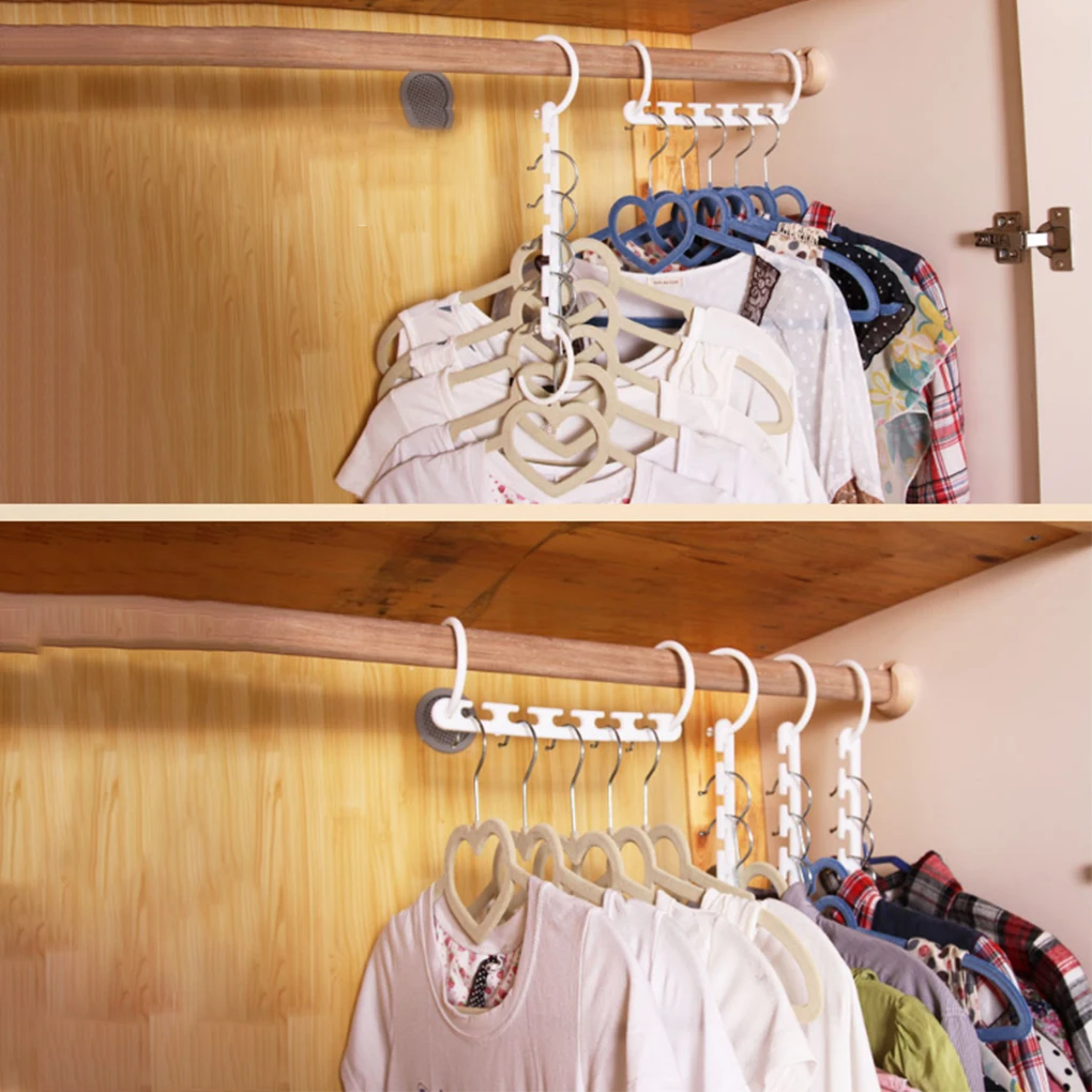 Buy Convenience 8pcs Rotated Clothes Hooks