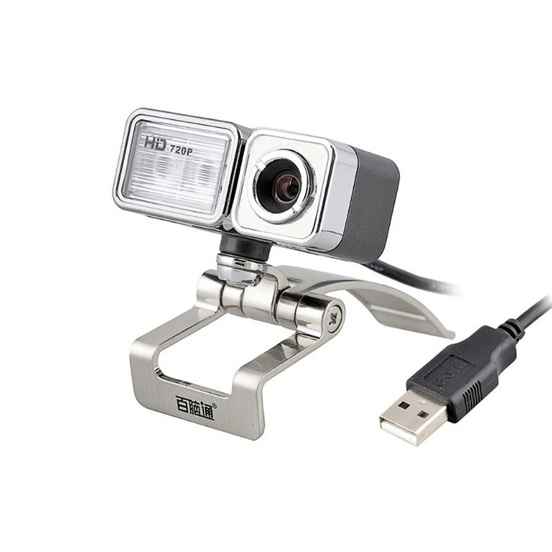 Высокое качество USB веб камера с зажимом HD 720P 60fps Компьютерная ночным светом и