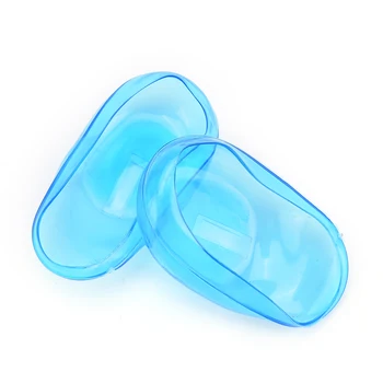 

2Pcs Showers Water Shampoo Ear Protector Cover Ear Cover Practical Travel Hair coloring tool Ear Care Blue Silicone