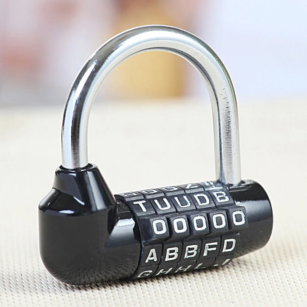 

Newly 5 Digit Combination Padlock Waterproof Bicycle Suitcase Luggage Backpack Storage Cabinets Lock XSD88