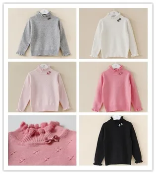 

2020 New winter autumn girls sweater children sweaters children outerwear sweater 2-5 years baby 1258