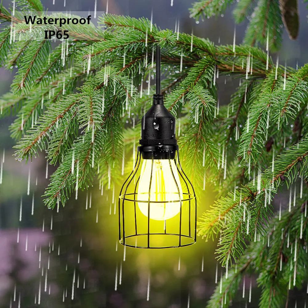 Solar Lamp Outdoor Garden Light Solar Chandelier Vintage Lamp Led Light Waterproof 3Meters Cord Indoor Lighting Solar Bulb Light outdoor solar spot lights