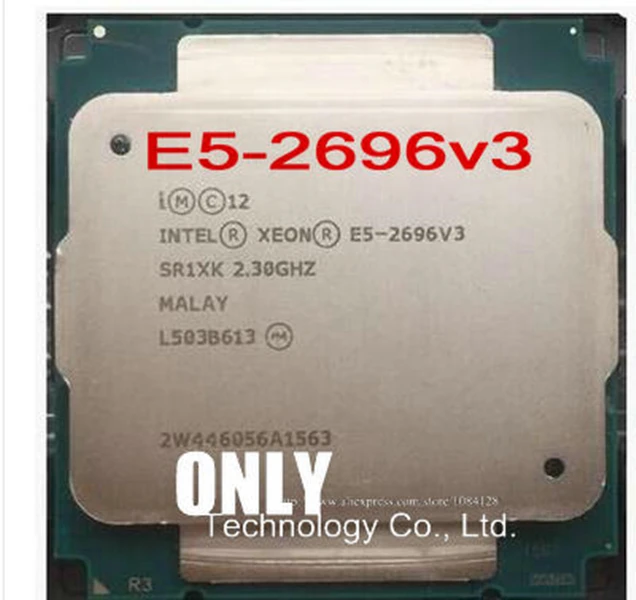 E5 2696 V3 оригинальный телефон лучшего качества 2696V3 9.6GT/s 2 30 ГГц LGA2011 18 ядер 45 МБ