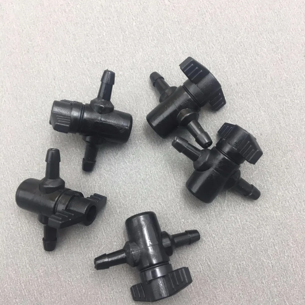 Válvula de Duas Maneiras para uv Tubo de Tinta Sistema de Tinta Plástico Maneira Flora Impressora Xuli Tinta Roland Aifa Interruptor Ciss Válvula Manual 4*3mm 8pcs 2 - Imagem 4