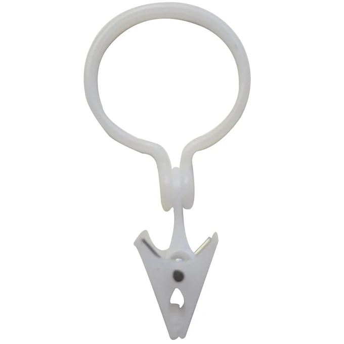 Simple plastic curtain buckle curtain clip curtain ring rod dual small
