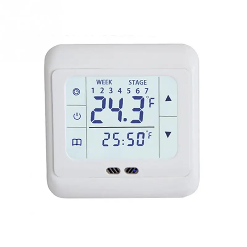 

Hot Sell Home Thermoregulator Touch Screen Heating Thermostat Warm Floor Electric Heating System Temperature Controller #20