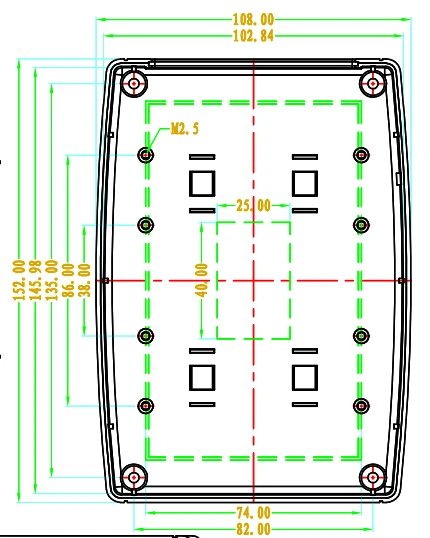 szomk plastic box enclosure for electronics wall mounting instrument enclosure pcb device box junction housing (18)