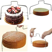 Регулируемый провод торт прибор для ровного разрезания резак для теста и пиццы Триммер Инструменты из нержавеющей стали кухонные инструменты для торта