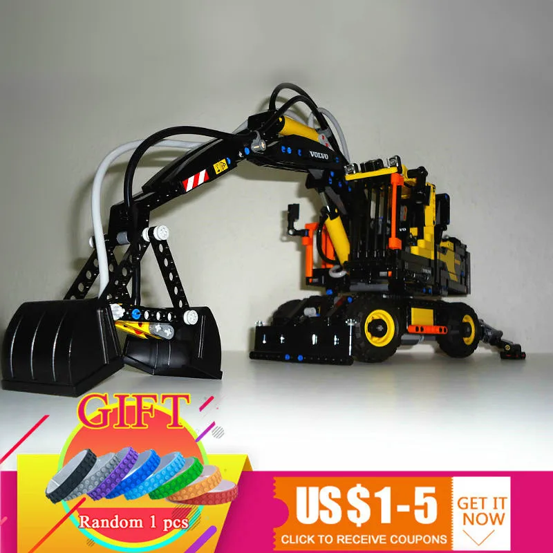 

20023 1166Pcs Technical Ultimate Series The Ew160e excavator set Educational Building Blocks Compatible with 42053 toys lepin
