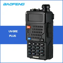 Baofeng UV-5RE Plus портативная радио двухсторонняя радиостанция рация 5 Вт vhf uhf двухдиапазонный коммуникатор Портативный Трансивер