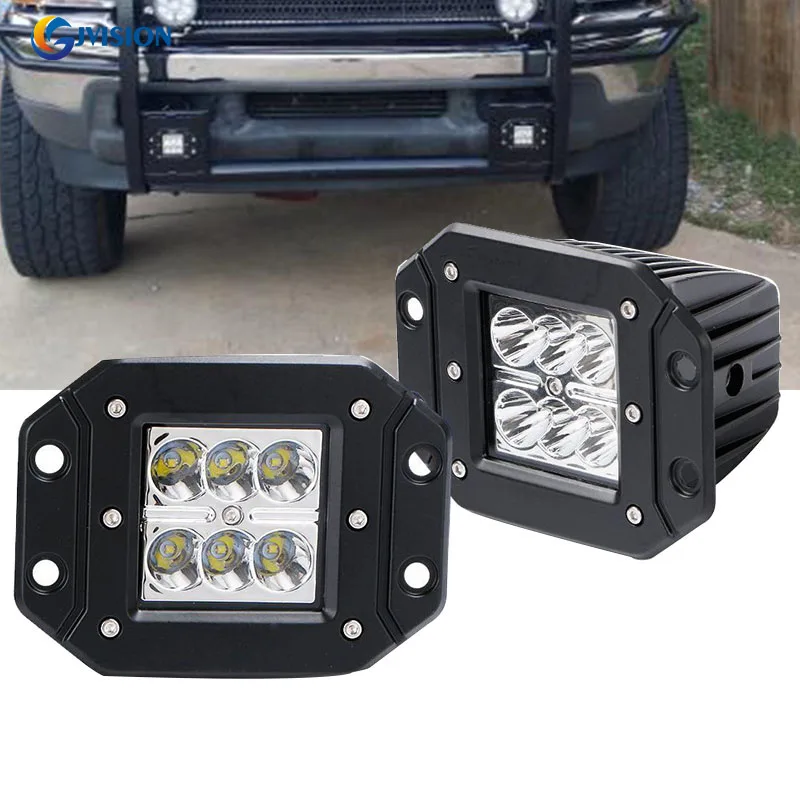 Светодиодный рабочий светильник 18 Вт для 4x4 4wd Jeep Truck F150 F250 F350 Toyota Tacoma Honda Dodge Ram Chevy