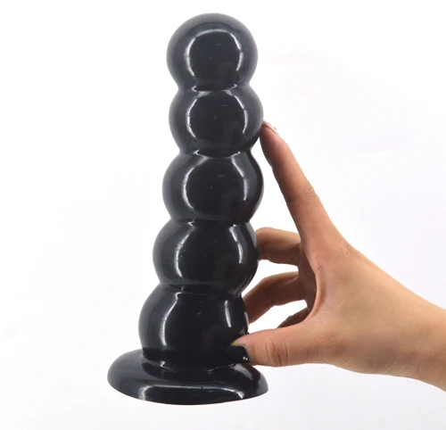 FAAK big dildo strong suction beads anal dildo box packed butt plug ball anal plug sex toys for women men adult product sex shop