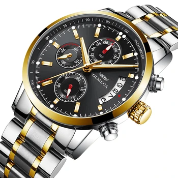 

Luxury Brand Mens Outdoor Sport Watch Full Steel Quartz Date Watches Men Date Waterproof Military Clock Man relogio masculino