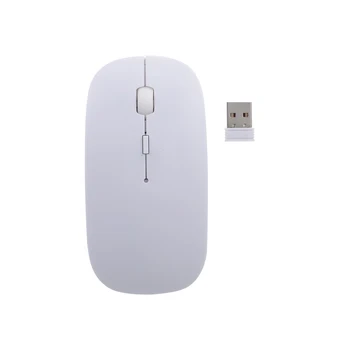 

Dual Mode Bluetooth Mouse Ergonomic Mouse 2.4G Wireless Mouse Silent for Laptop/PC (Black/White)