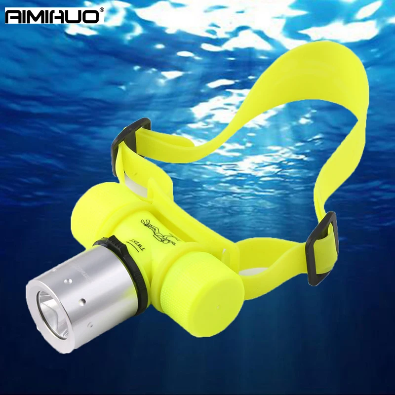 Buy AIMIHUO Mini Diving Headlamp Underwater 50m 5000lm