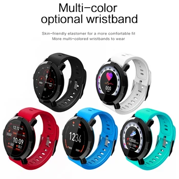 

Smart Watch Heart Rate Blood Pressure IP67 Waterproof Wristwatch Sleep Condition 1.22" RoundScreen Wristband