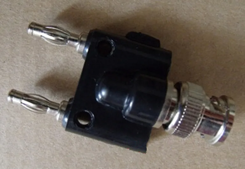 BNC Male jack to two dual Banana plug Connector Oscilloscope multimeter