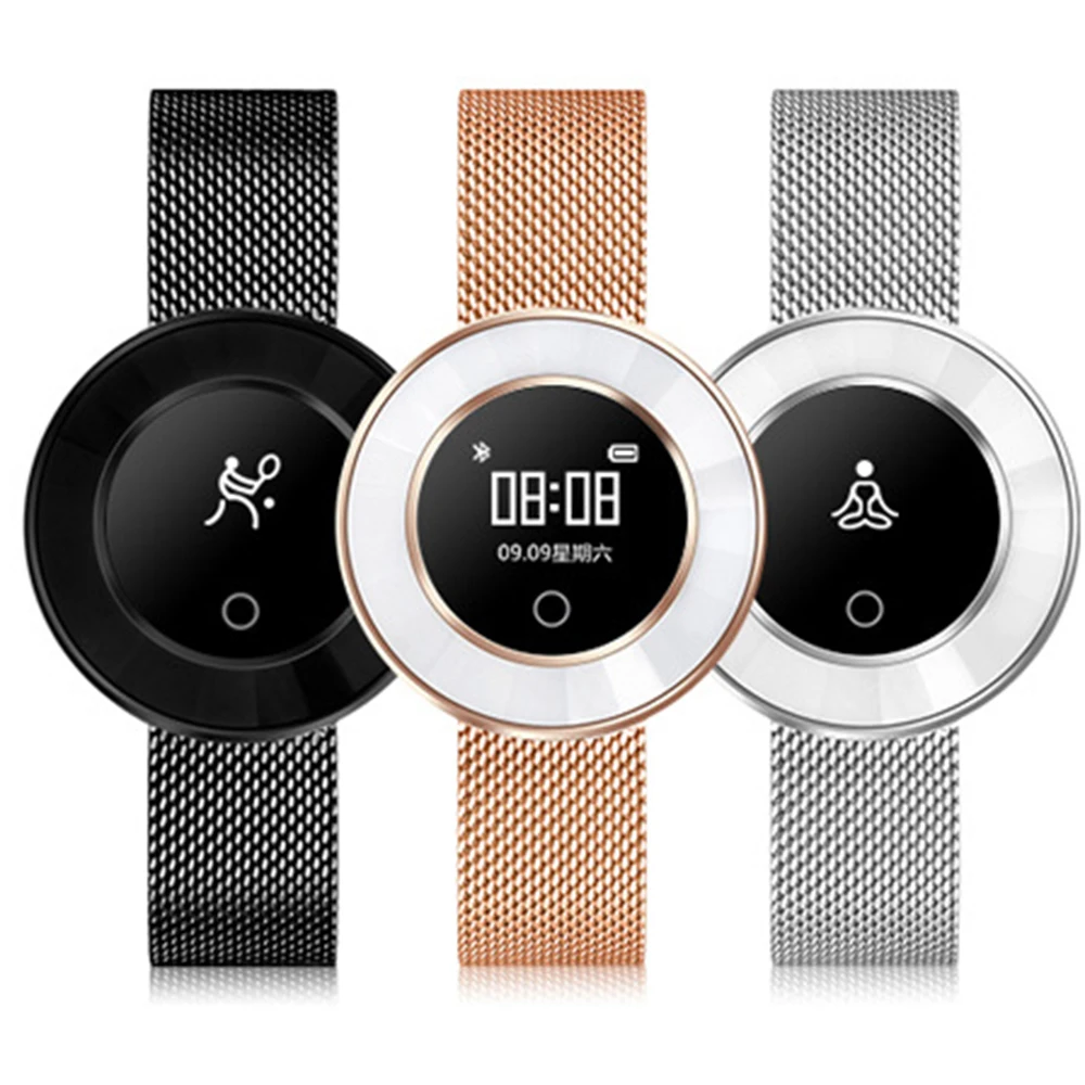 X6 умный женский браслет с шагомером IP68 Водонепроницаемый умный фитнес-браслет Bluetooth напоминание счетчик шагов часы