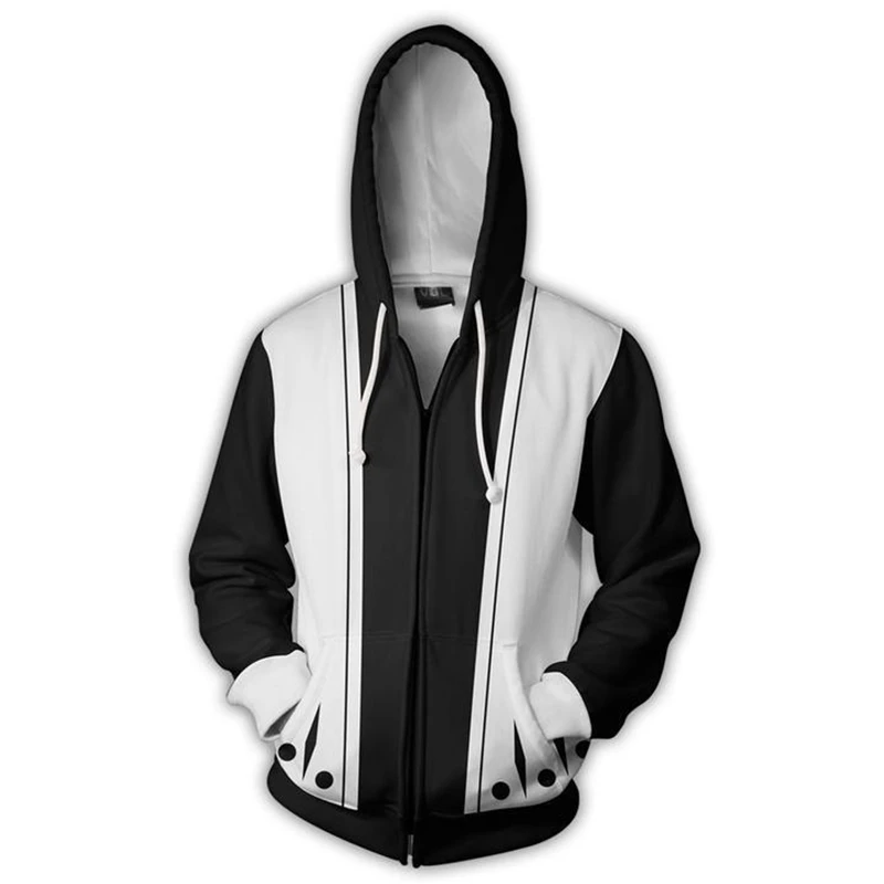 Костюмы Bleach Kenpachi Zaraki толстовка для косплея мужчин и женщин аниме 3D принт на