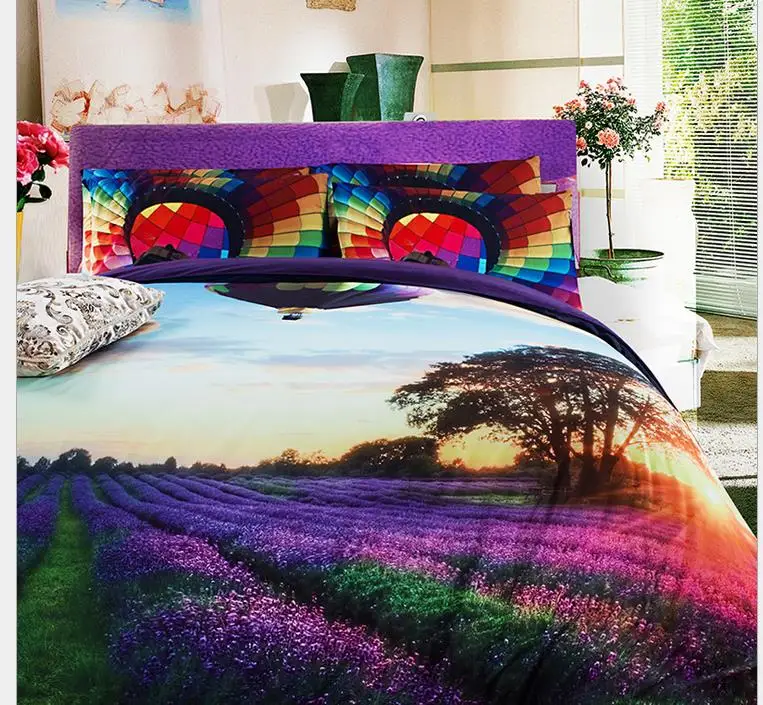 Worm winter deep Purple king size comforter sets coral ...