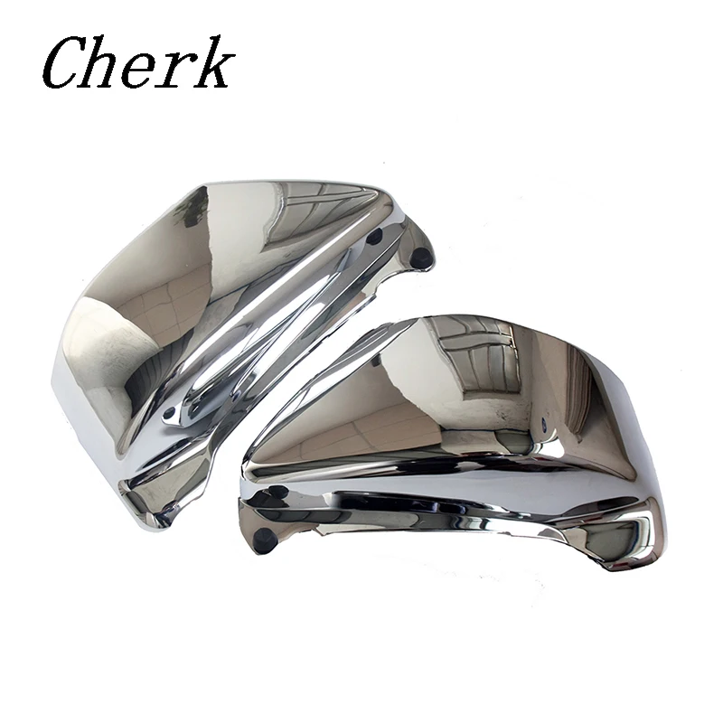 

Cherk 1 Pair Plated ABS Chrome Battery Side Fairing Covers Fit For Honda Magna VF750 VF750C 1994-2004 01 02 03 Motorcycle Parts