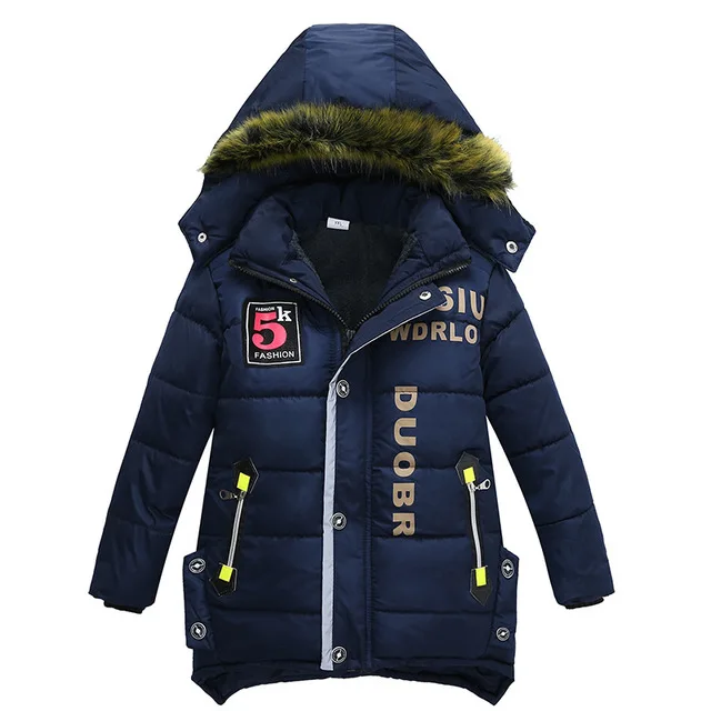 Модная куртка для маленьких мальчиков; коллекция года; сезон осень-зима; куртка для мальчиков; Детская меховая теплая верхняя одежда; пальто для девочек; детская одежда