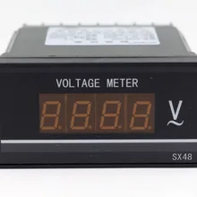 AC500V цифровой Дисплей вольтметр переменного тока, SX48-ACV AC0-500V