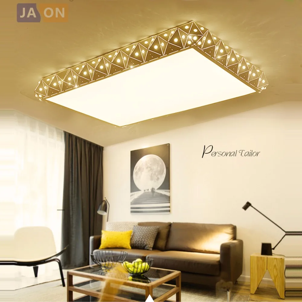 

LED Modern Iron Acrylic Square Rectangle Diamond LED Lamp.LED Light.Ceiling Lights.LED Ceiling Light.Ceiling Lamp For Foyer