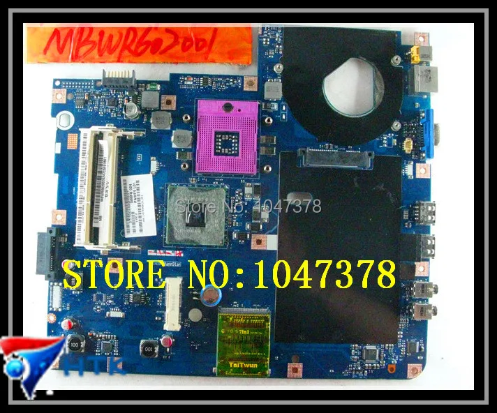 Wholesale laptop motherboard for ACER 5334 MBWR602002  MB.WR602.002 LA-4855P  100% Work Perfect