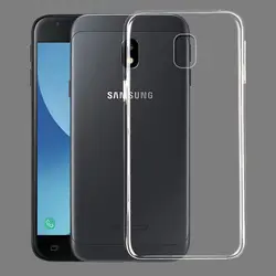 Чехол для Galaxy J3 2018 ультра тонкий мягкий гель ТПУ Назад Ясно чехол для samsung Galaxy J3 2018 J7 2018