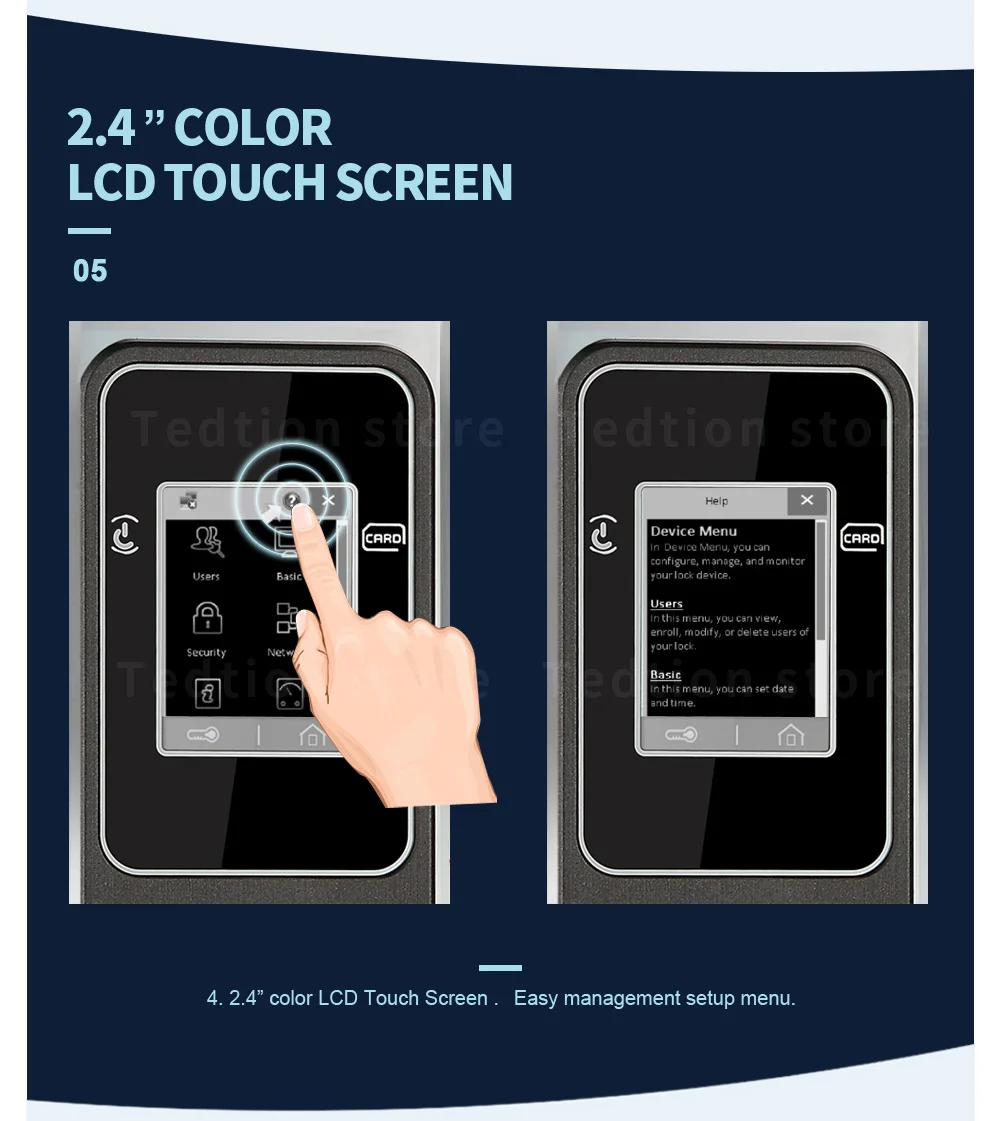 smart face door lock4
