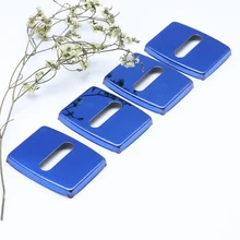 4 шт. анти-ржавчина автомобилей Дверные замки Защитная Пряжка Обложка для BMW 7 серии E63 F12 G32 до автомобилей Аксессуары Укладка